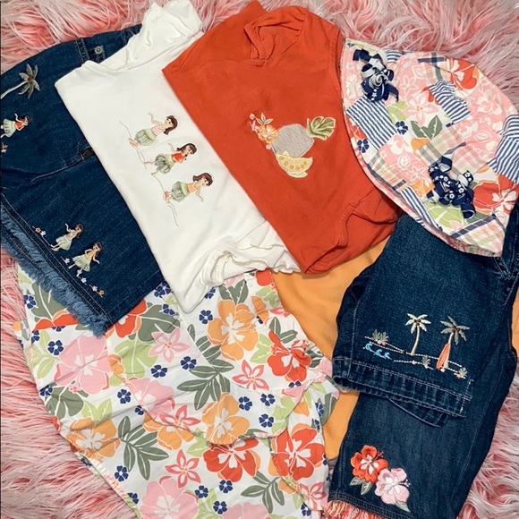 3t/4t Gymboree Girl’s Summer bundle hula dancers - Picture 1 of 8